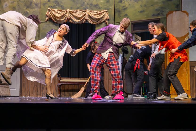 Nolensville High students perform onstage
